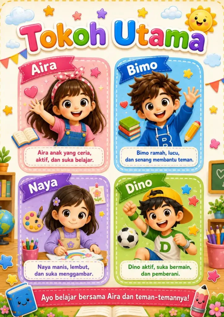 E-Book Bahasa Inggris Anak – Aira & Bimo English Adventure