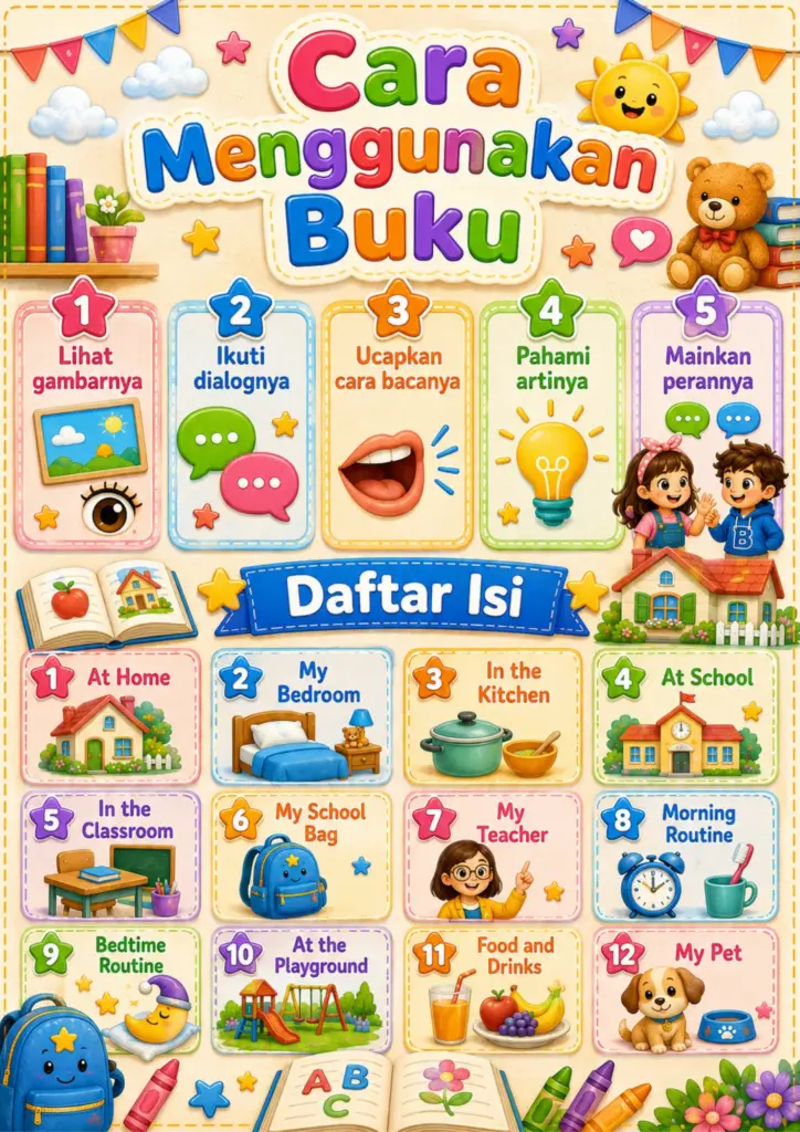 E-Book Bahasa Inggris Anak – Aira & Bimo English Adventure