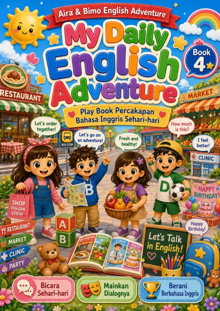 E-Book Bahasa Inggris Anak – Aira & Bimo English Adventure