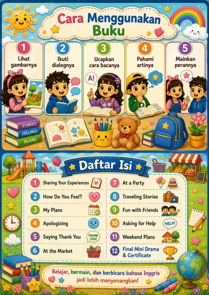 E-Book Bahasa Inggris Anak – Aira & Bimo English Adventure